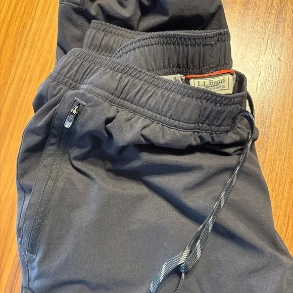 L.L. Bean Men’s Multisport Joggers size Large black Hiking Lined Outdoor - Picture 1 of 3
